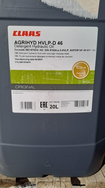 Ulei Claas Hidraulic AGRIHYD HVLP-D 46 20L