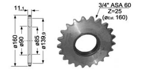 Pinion Org Z-25