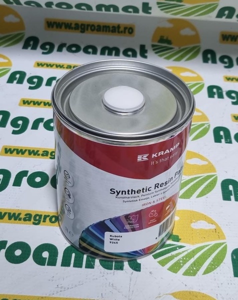 Vopsea alba Kubota 1l