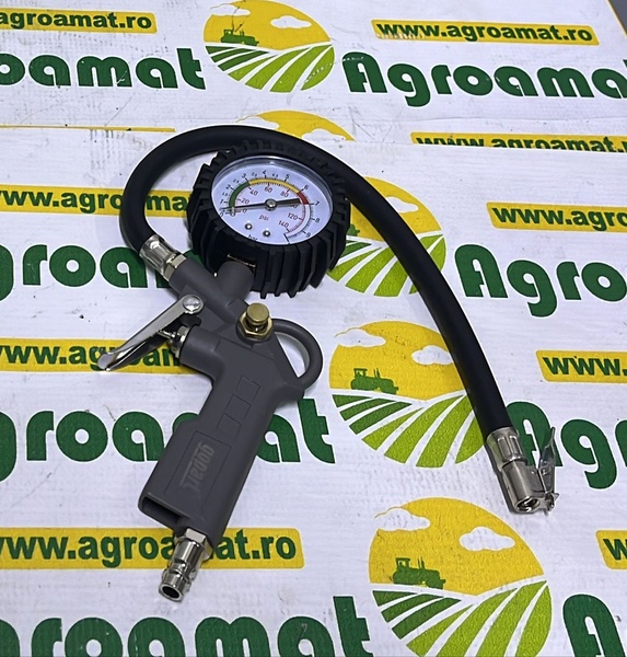 Pistol aer comprimat cu manometru