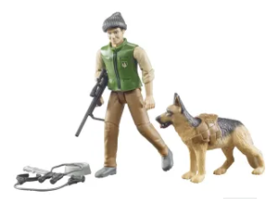 Padurar cu Caine si Echipament