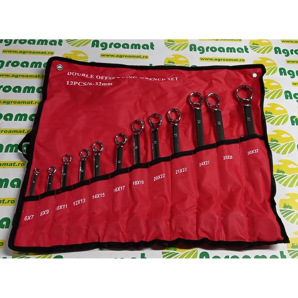 Set Chei Inelare cu Cot 6-32 12Piese