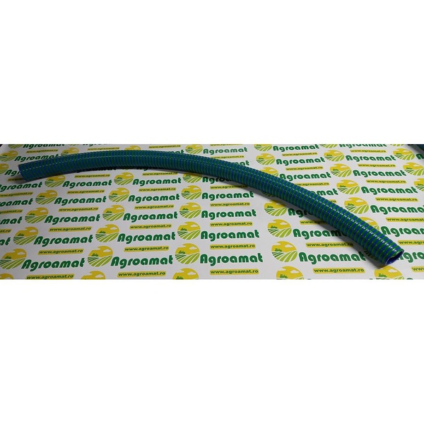Furtun vidanja din PVC albastru/verde 2"