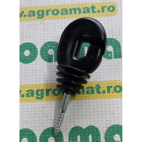 Izolator Canelat Negru 5.9mm