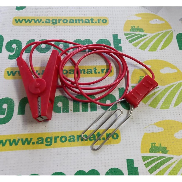 Cablu de Jonctiune cu Clema Crocodil Rosu