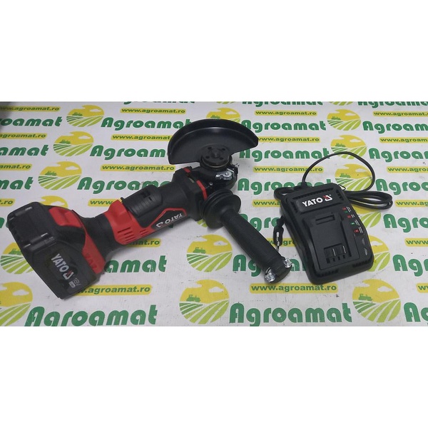 Polizor Unghiular cu 2 Acumulatori 18V