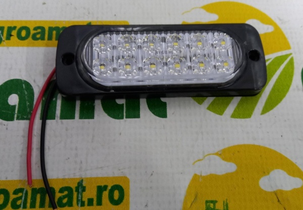 Lampa led Stroboscopica Alb 12-24V  , 115mm
