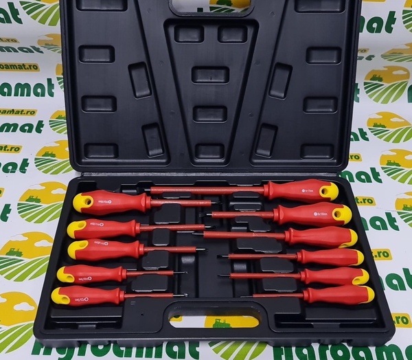 Set 11 Surubelnite cu Protectie Electrica
