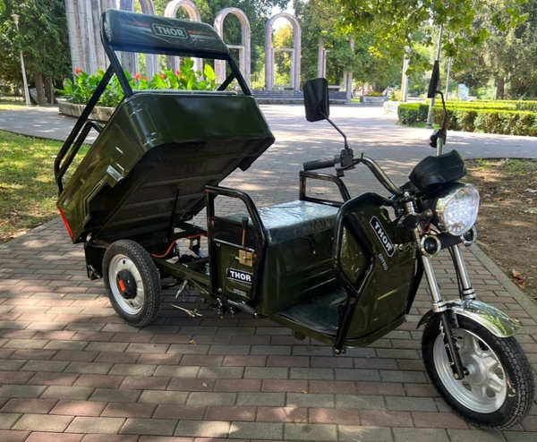 Triciclu Electric 48V20A City Eco Green Army