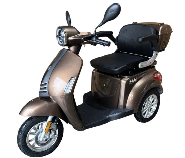 Triciclu electric Thor FLUXX cu CIV – maro 800W 60V20Ah