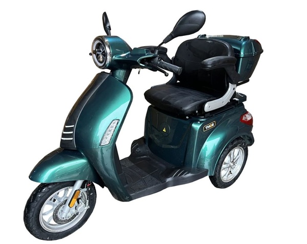Triciclu electric Thor FLUXX cu CIV – verde 800W 60V20Ah