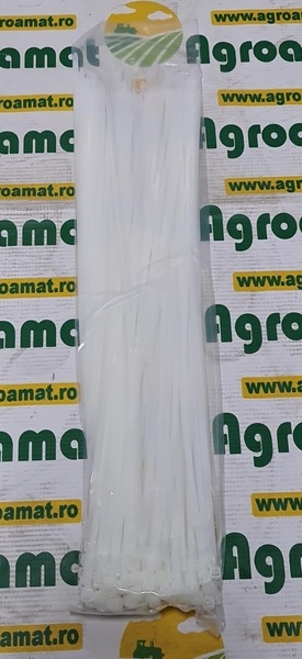 Colier Plastic Alb 450x4.8mm