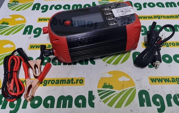 Invertor Tensiune 12V-220V 600W cu Dispaly si USB