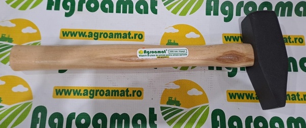 Ciocan din Otel 1500gr, Coada 390mm din Lemn