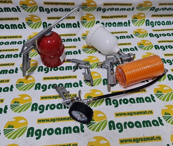 Set 5 Piese Aer Comprimat Vopsit, Suflat, Umflat