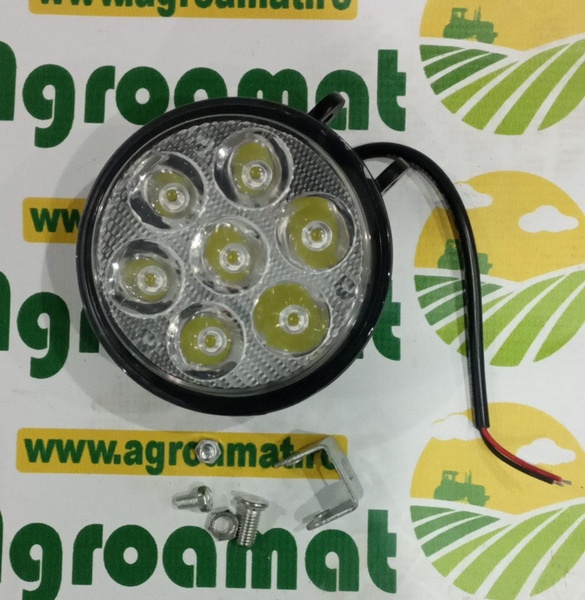 Proiector 7 LED-uri 10-30V 21W Unghi Radiere 60 de Grade Tip Flood