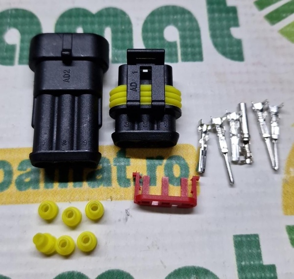 Set Conector AMP , 3Pini