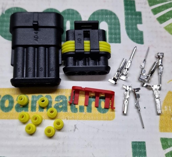 Set Conector AMP , 4Pini