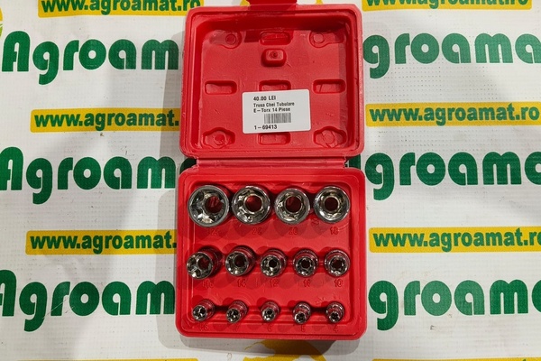 Trusa Chei Tubulare E-Torx 14 Piese