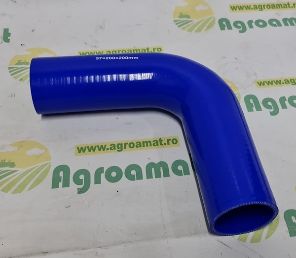 Furtun Cotit Silicon 90 Grade  57x200x200mm