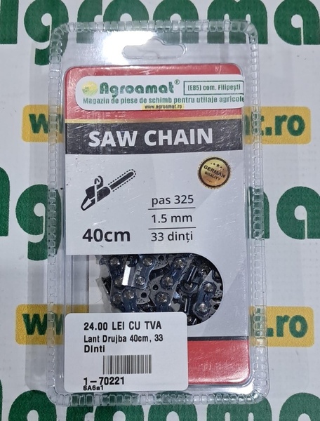 Lant Drujba 40cm, 33 Dinti