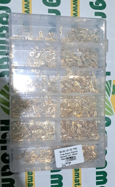 Trusa Papuci Electrici Neizolati Inel, Mama-Tata 750 Buc