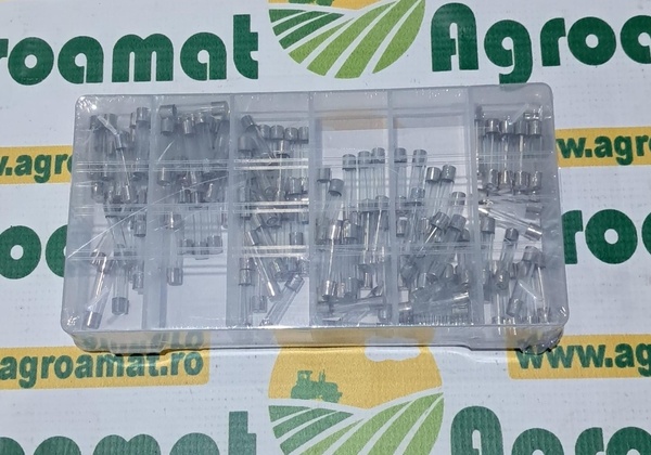 Trusa Sigurante Fuzibile Cilindrice din Sticla 120 Buc