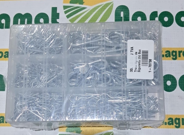 Trusa Agrafe de Siguranta 250 Buc