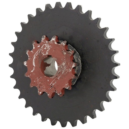 [24658] Pinion dublu Z32/15