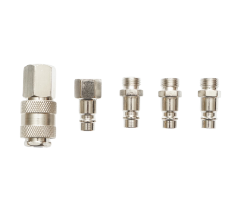 [142814] Set 5 cuple rapide 1/4 Furtun Aer Compresor