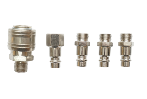 [142815] Set 5 Cuple Rapide 1/4 Furtunuri Aer Comprimat