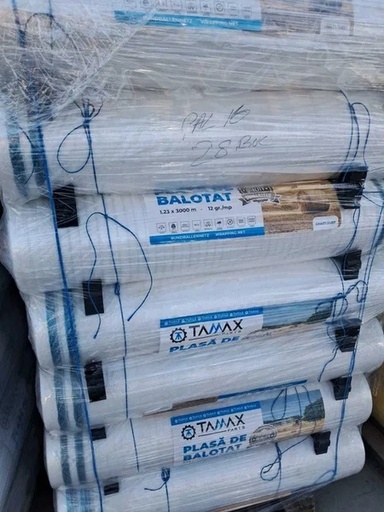 [138703] Plasa Balotat Alba 123cm/3000m