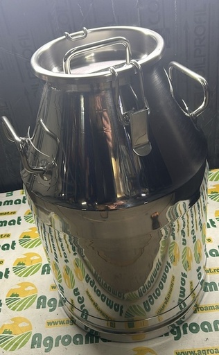 [134563] Recipient Trasportor cu Capac 30L Inox