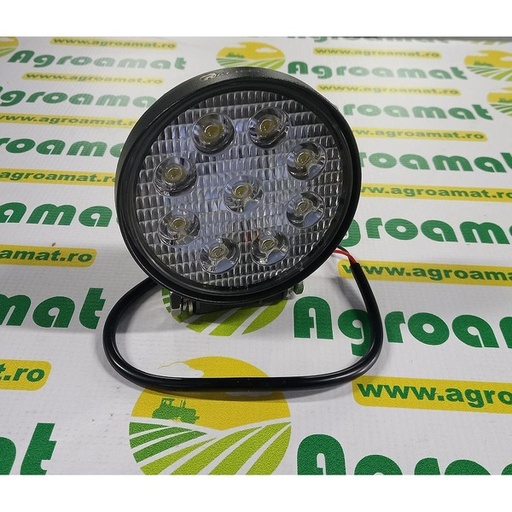 [64051] Proiector Rotund 9LED HG-1R27W 35mm