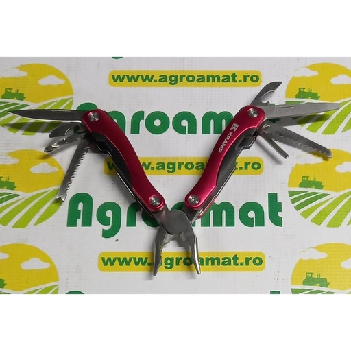 [65818] Scula multifunctionala, 11 functii, rosu