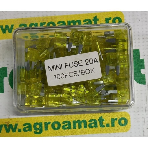 [67233] Cutie Sigurante Plate 100buc 20A