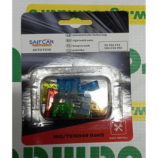 [67350] Set Sigurante Fuzibile 10buc Plate