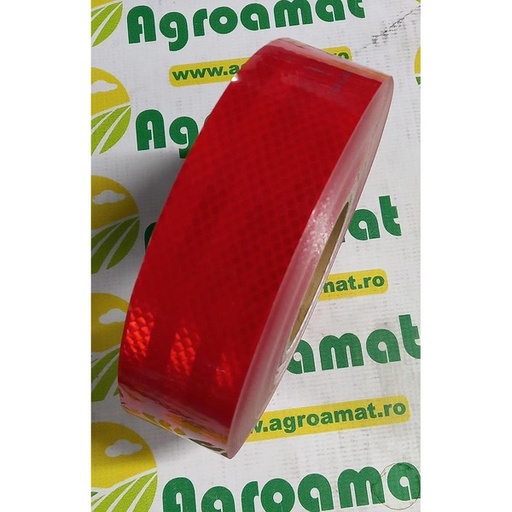 [67490] Banda Reflectorizanta Autoadeziva Rosie rola:45.7m