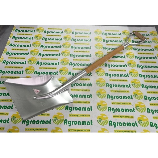 [69494] Lopata patrata + coada cu maner otel moale 38 1.5x280x350mm
