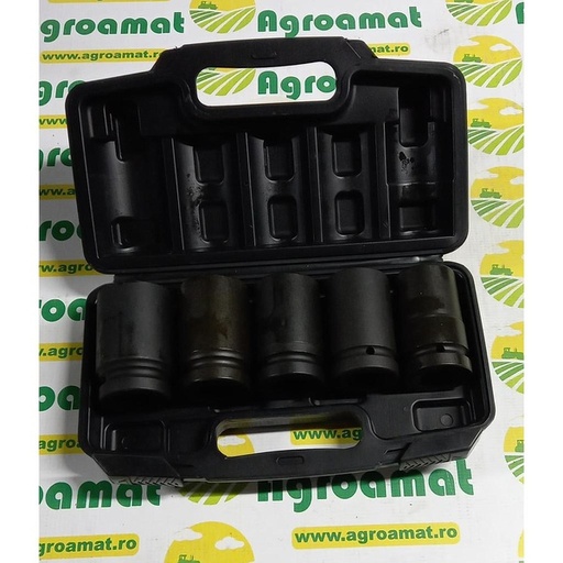 [69576] Trusa cap tubulare profesionale de impact cu patrat 25.4mm (1 inch) 5 piese 32-41mm