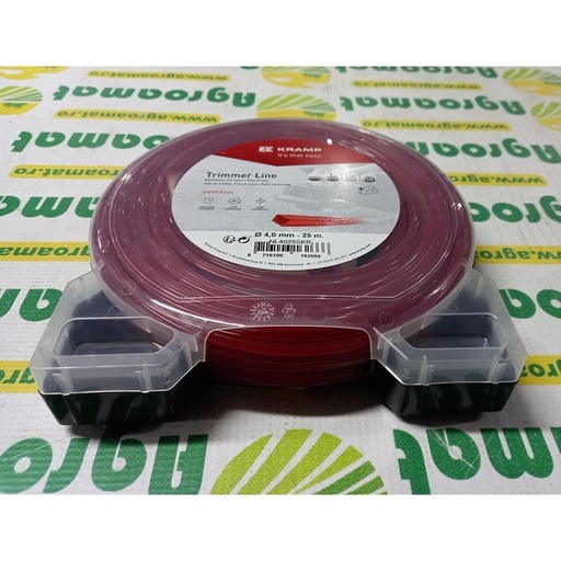 [71926] Fir de taiere rosu 4mm, 25m