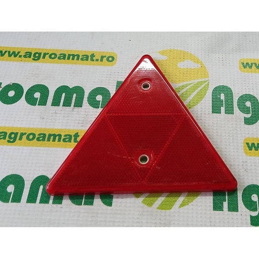 [80503] Triunghi reflectorizant rosu L-15cm