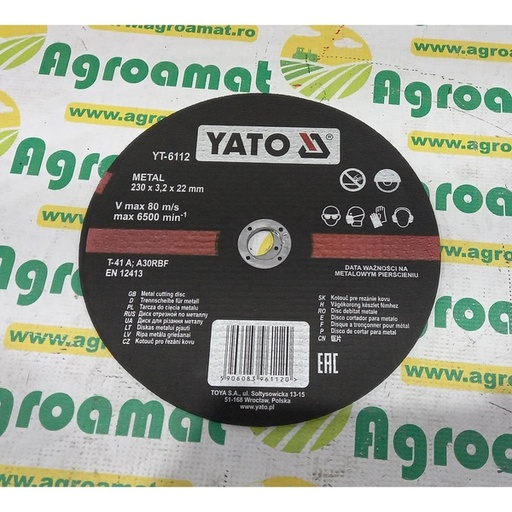 [81813] Disc Taiat Metal 230x3.2x22mm