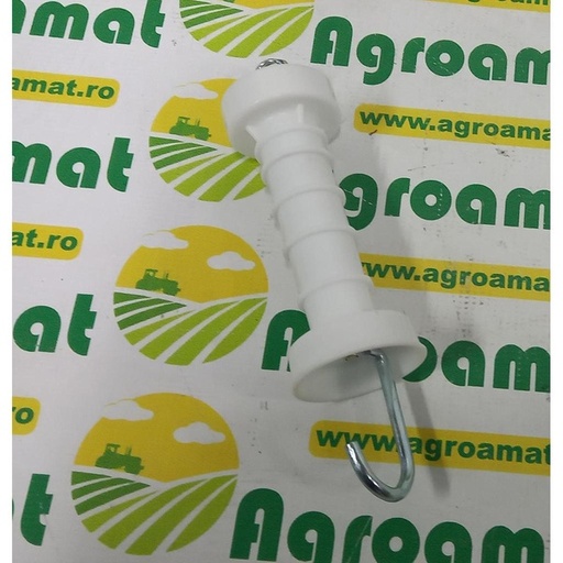 [82755] Maner Poarta Alb cu Carlig si Arc Mezofarm