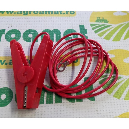 [82858] Cablu cu Racordare cu Clema Crocodil Rosu