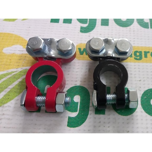 [83987] Set Borne Baterie Rosu-Negru