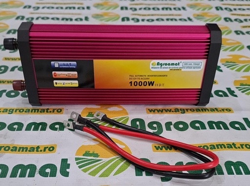 [102146] Invertor Tensiune 12V-220V 1000W