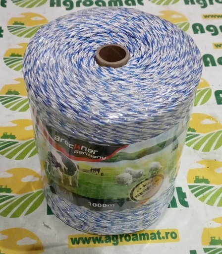 [120281] Rola Fir Albastru-Alb fi 2mm , 1000m