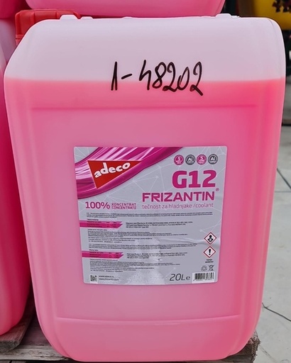 [122346] Antigel G12 roz concentrat -38 grade 20L