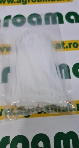 [122608] Colier plastic Alb 100x2.5mm